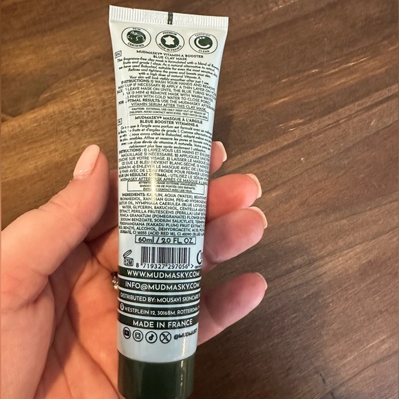 NEW Mudmasky Vitamin C Booster Blue Mud Mask - Picture 2 of 4